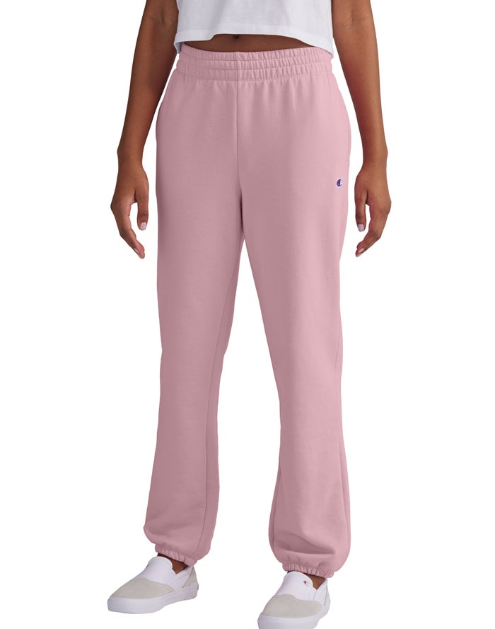 Champion Joggingbroek Dames - Roze - Powerblend Fleece Boyfriend ( 562930-XPU )